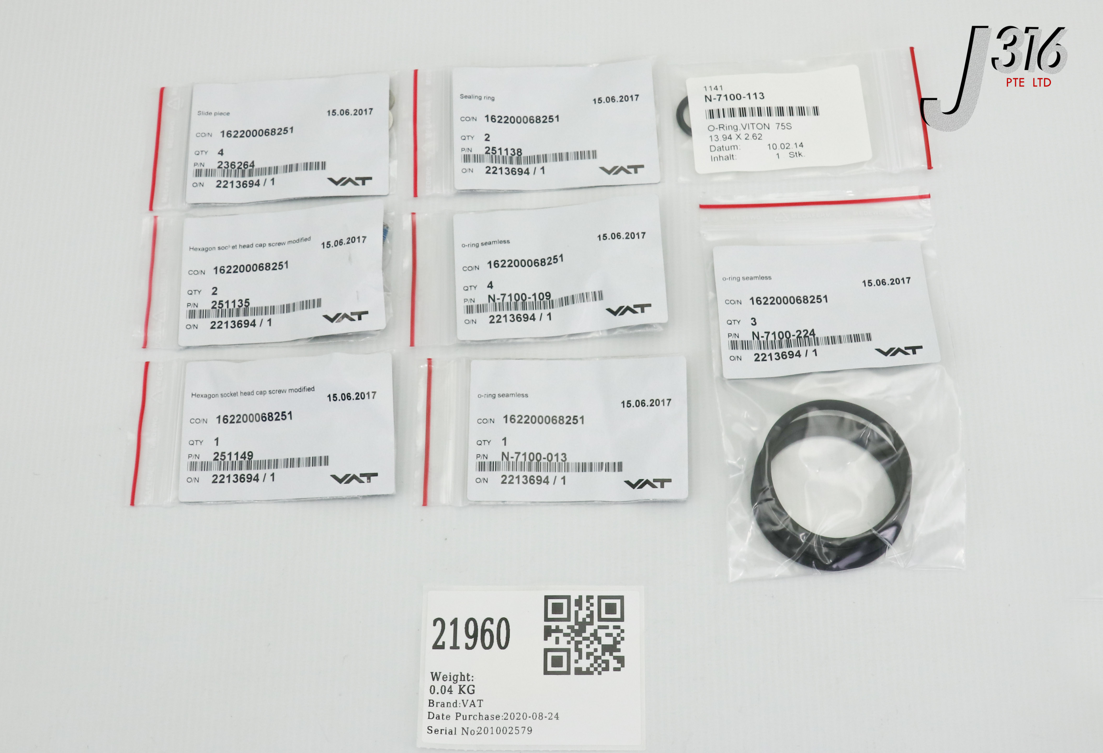 21960 VAT REBUILD KIT FOR VALVEE2 (NEW) 256874 | eBay
